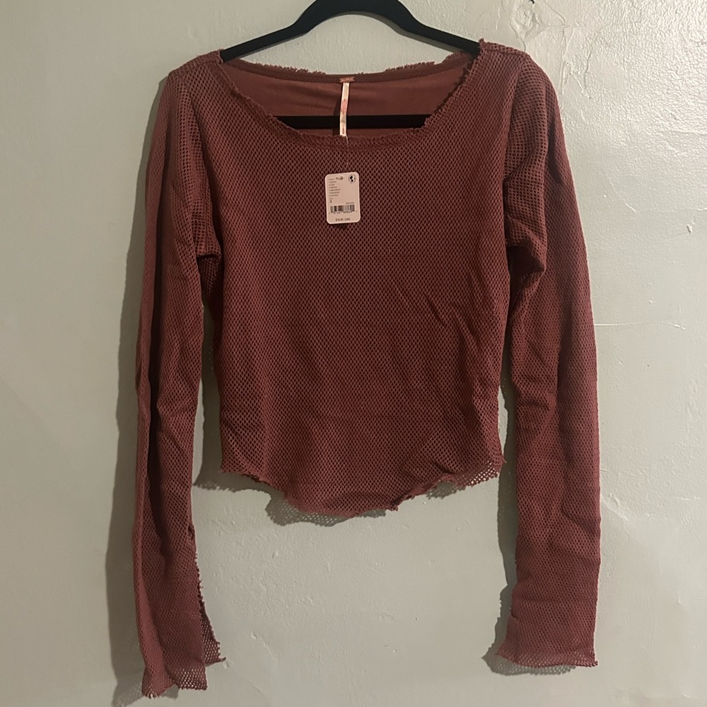Free People Mesh Shirt - Picture 2 of 7